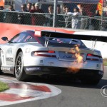 FIA GT 3 EM Zolder (B) Aston Martin Auspuff Flammen