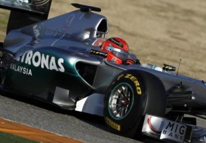 Mercedes F1 2011 Valencia Test