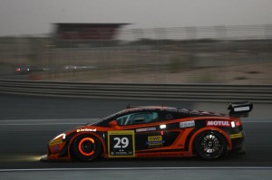 Lamborghini St.-No. 29 24h Dubai in the twilight