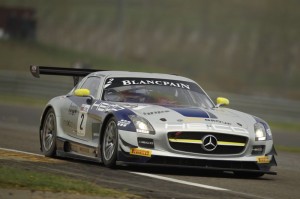 FIA GT3 2012 Nogaro Heico Motorsport SLS AMG