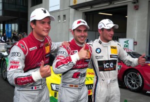 Miguel holt mit seinem RS5 die Pole, Marco Wittmann startet von Platz zwei und vom dritten Platz Adrien Tambay