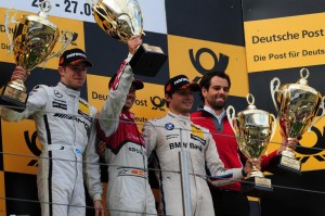 Miguel Molina Platz 1 vor Paul Di Resta und Bruno Spengler