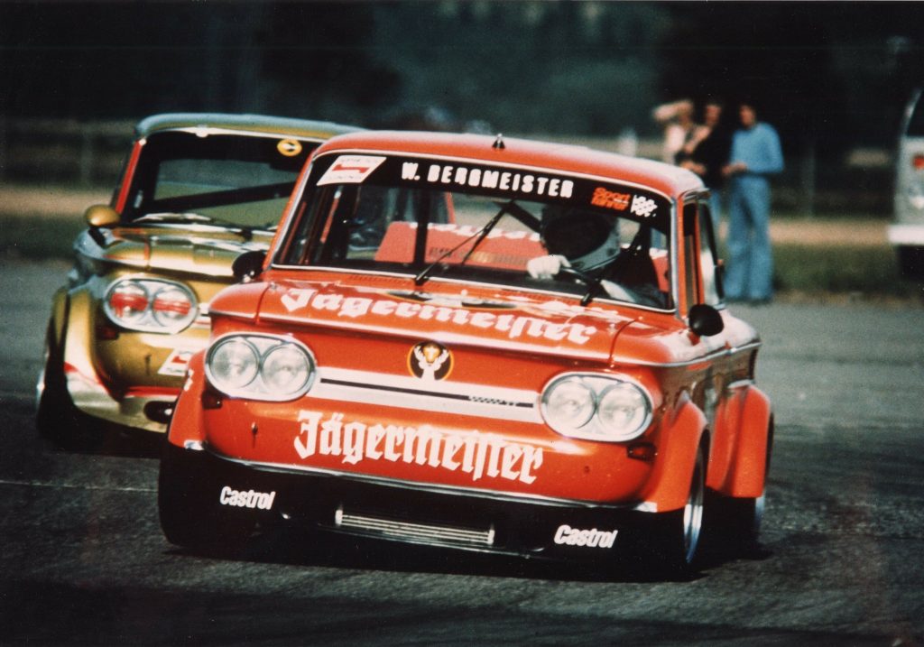 Wilhelm „Willi“ Bergmeister im NSU TT Jägermeister