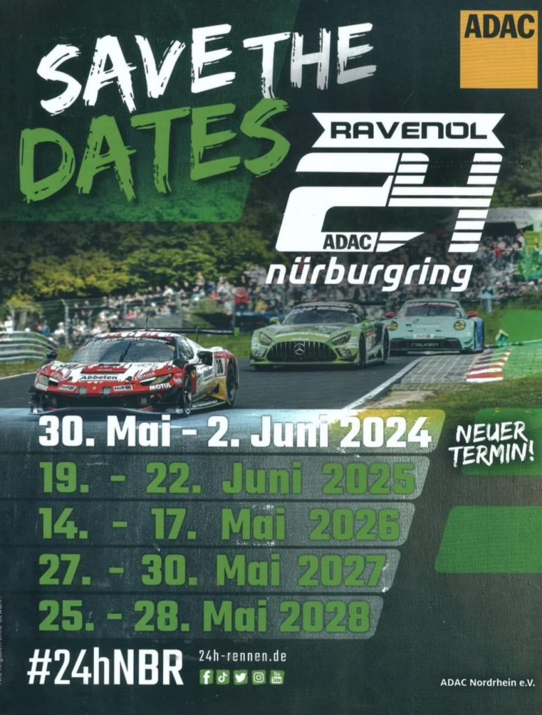 24hRennen Nürburgring 2024 Zeitplan
