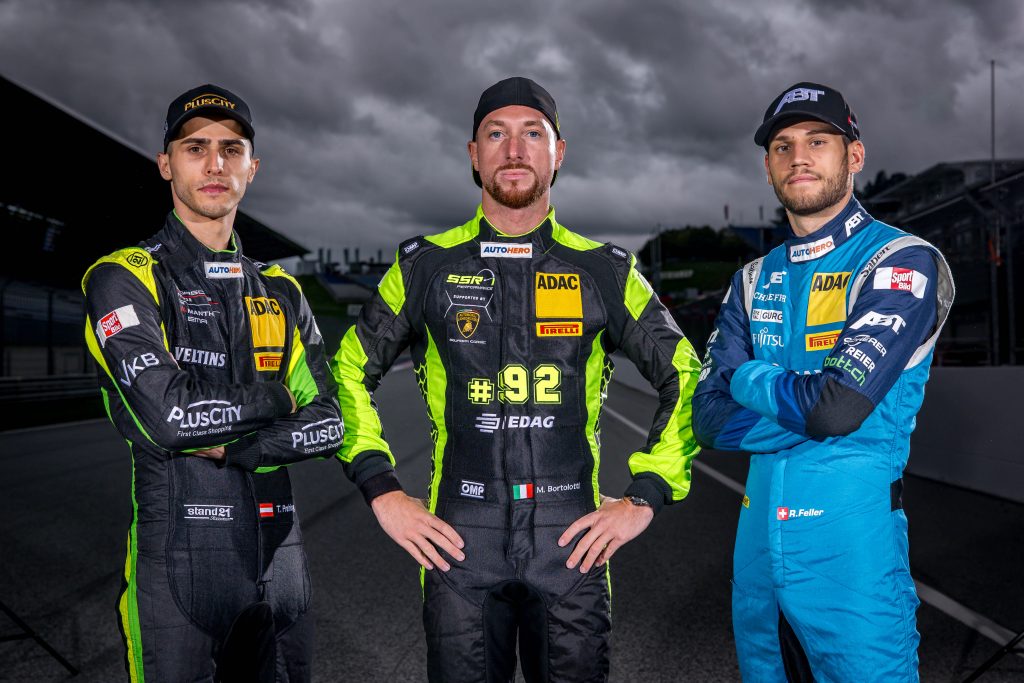 Thomas Preining, Mirko Bortolotti, Ricardo Feller (li-re)