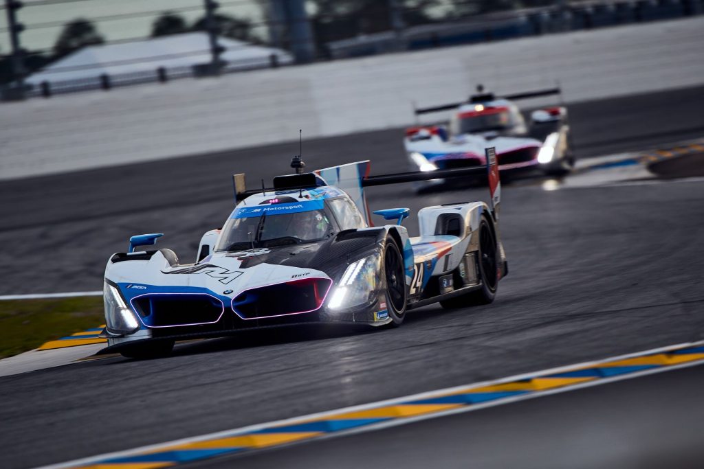 Daytona (USA), 19-21 Januar 2024. IMSA WeatherTech SportsCar Championship, Roar before the 24, Daytona International Speedway, BMW M Team RLL, BMW M Hybrid V8, GTP, LMDh