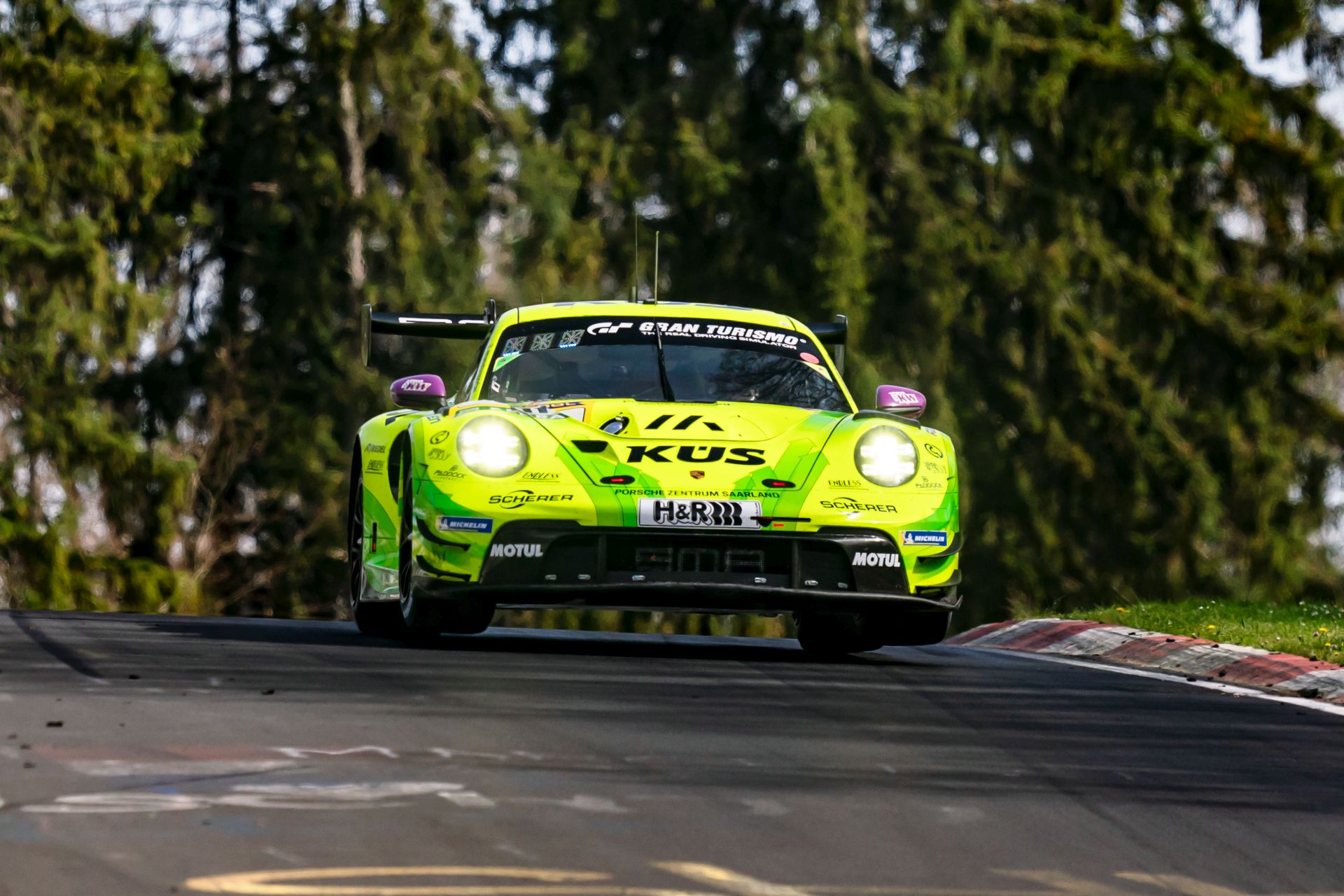 24 Stunden Rennen N rburgring 2024 Sechs Porsche 911 GT3 R K mpfen Um 