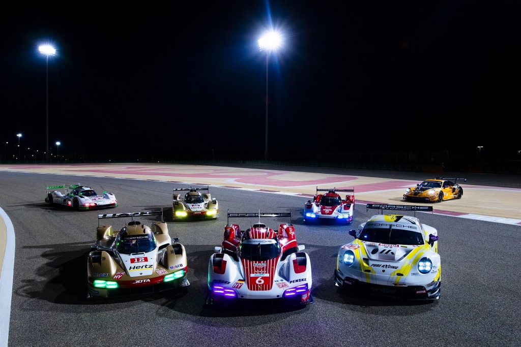 Porsche Gruppenfoto FIA WEC 8H Bahrain