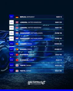 Formel E Kalender 2026 / 2027